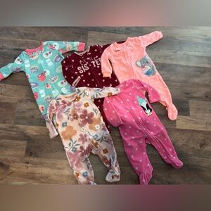 6 month girls sleeper lot